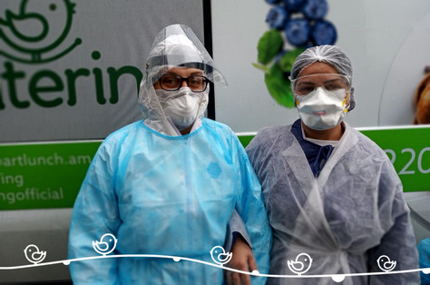 «Արտ Լանչ» ընկերությունը սնունդ է մատակարարում COVID-ով հիվանդ կամ մեկուսացած 1500 անձանց