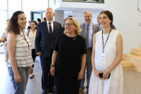 German Federal Minister Svenja Schulze visits to SAP Startup Factory by BANA in Armenia